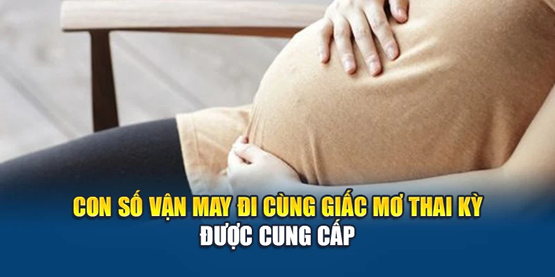 Con số vận may đi cùng giấc mơ thai kỳ được cung cấp