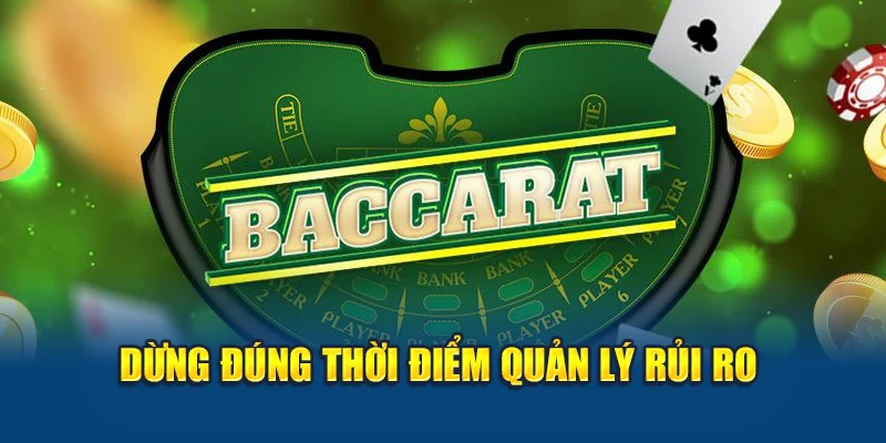 Dừng đúng thời điểm quản lý rủi ro