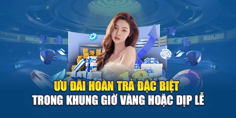 Ưu đãi hoàn trả đặc biệt trong khung giờ vàng hoặc dịp lễ